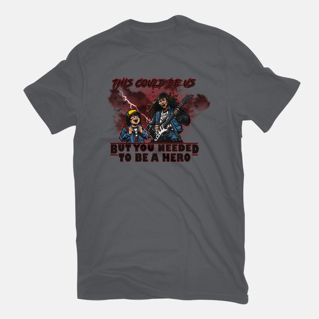 You Needed To Be A Hero-Womens-Fitted-Tee-AndreusD