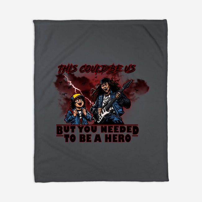 You Needed To Be A Hero-None-Fleece-Blanket-AndreusD