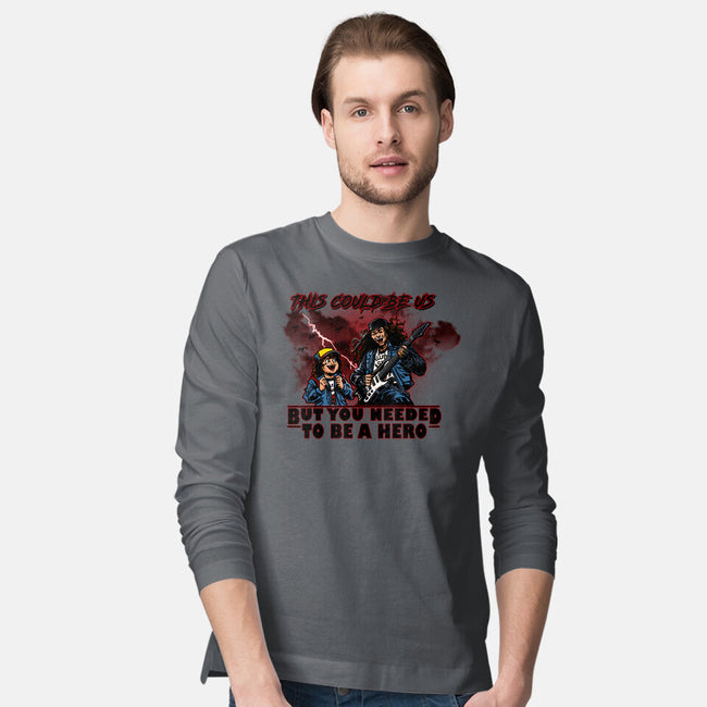 You Needed To Be A Hero-Mens-Long Sleeved-Tee-AndreusD