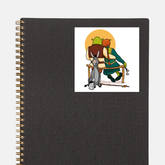 Ogres Gazing At The Moon-None-Glossy-Sticker-jasesa