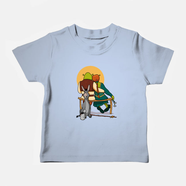 Ogres Gazing At The Moon-Baby-Basic-Tee-jasesa