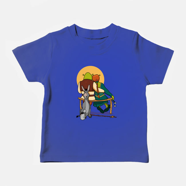 Ogres Gazing At The Moon-Baby-Basic-Tee-jasesa