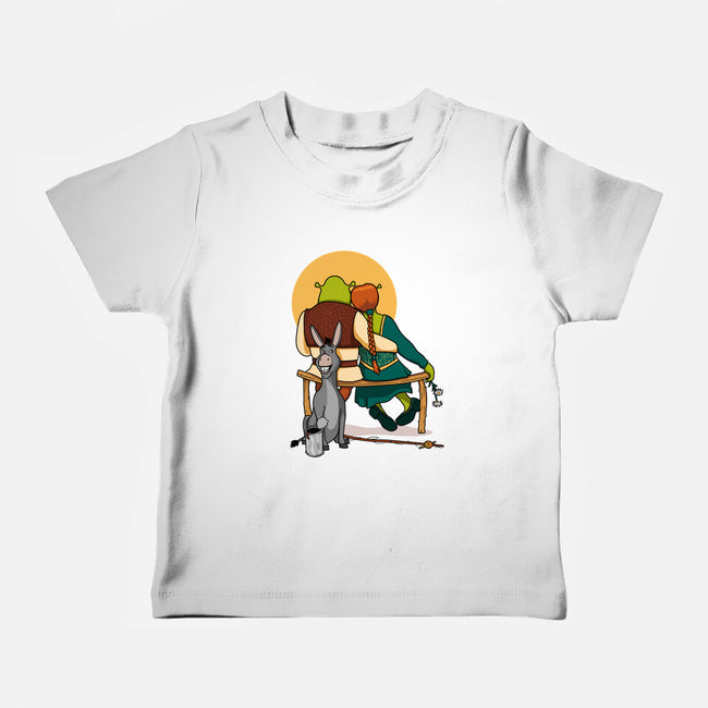 Ogres Gazing At The Moon-Baby-Basic-Tee-jasesa