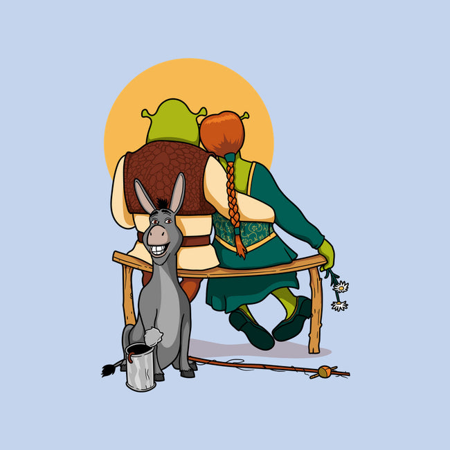 Ogres Gazing At The Moon-Unisex-Kitchen-Apron-jasesa