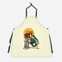Ogres Gazing At The Moon-Unisex-Kitchen-Apron-jasesa