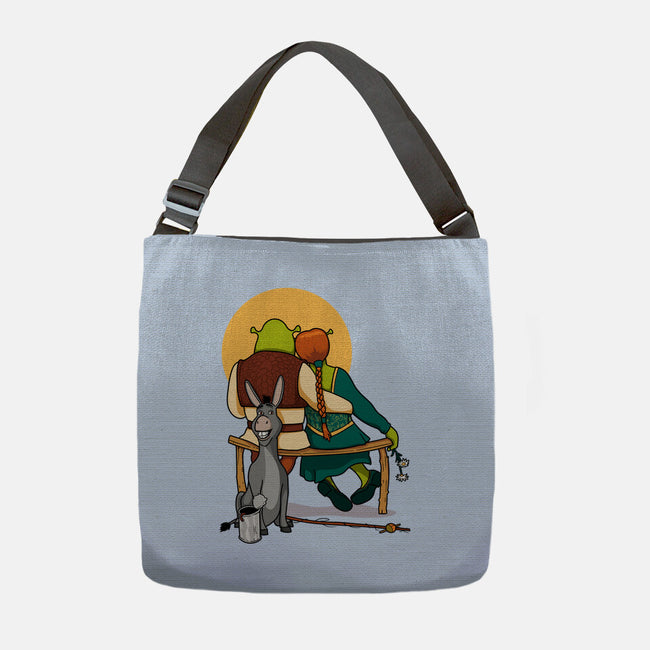 Ogres Gazing At The Moon-None-Adjustable Tote-Bag-jasesa