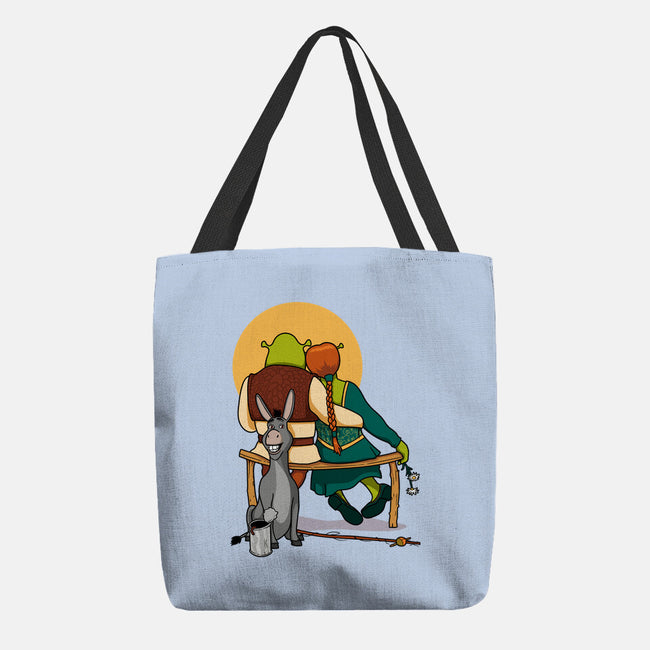 Ogres Gazing At The Moon-None-Basic Tote-Bag-jasesa