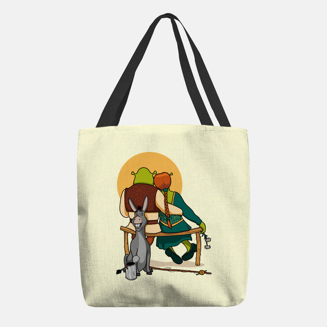 Ogres Gazing At The Moon-None-Basic Tote-Bag-jasesa