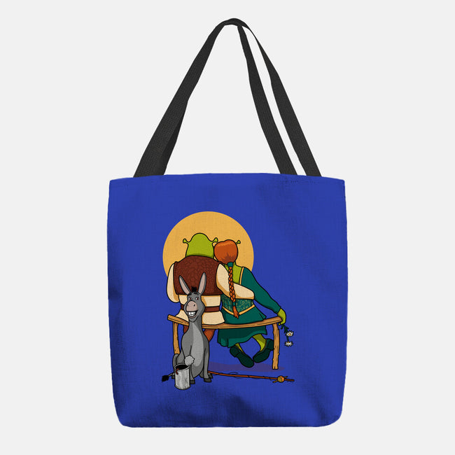 Ogres Gazing At The Moon-None-Basic Tote-Bag-jasesa