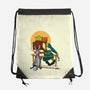 Ogres Gazing At The Moon-None-Drawstring-Bag-jasesa