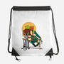 Ogres Gazing At The Moon-None-Drawstring-Bag-jasesa