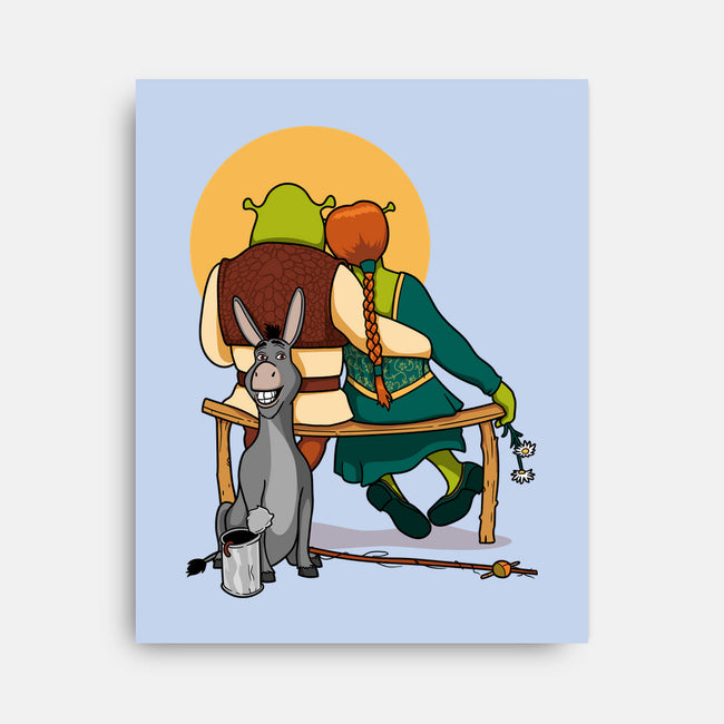 Ogres Gazing At The Moon-None-Stretched-Canvas-jasesa