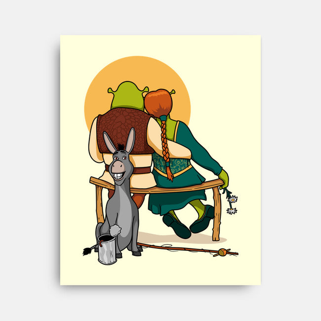 Ogres Gazing At The Moon-None-Stretched-Canvas-jasesa