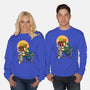 Ogres Gazing At The Moon-Unisex-Crew Neck-Sweatshirt-jasesa
