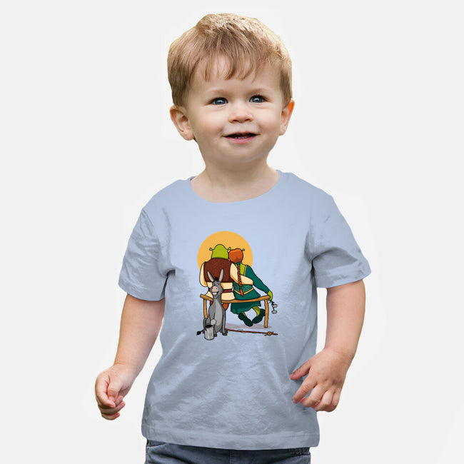 Ogres Gazing At The Moon-Baby-Basic-Tee-jasesa