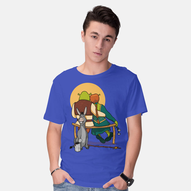 Ogres Gazing At The Moon-Mens-Basic-Tee-jasesa