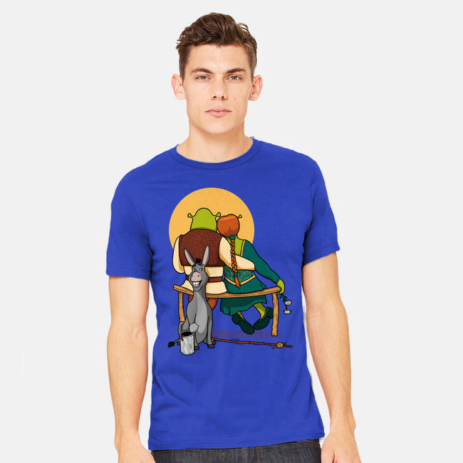 Ogres Gazing At The Moon-Mens-Heavyweight-Tee-jasesa