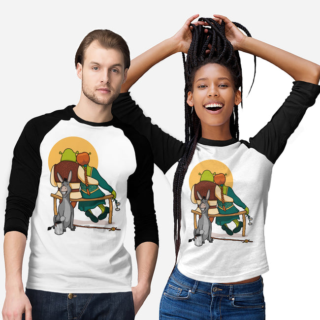 Ogres Gazing At The Moon-Unisex-Baseball-Tee-jasesa