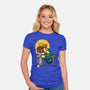 Ogres Gazing At The Moon-Womens-Fitted-Tee-jasesa