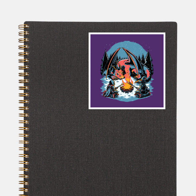 Cozy Dragon Fantasy-None-Glossy-Sticker-Studio Mootant