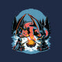 Cozy Dragon Fantasy-Womens-V-Neck-Tee-Studio Mootant