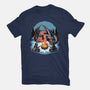 Cozy Dragon Fantasy-Womens-Fitted-Tee-Studio Mootant