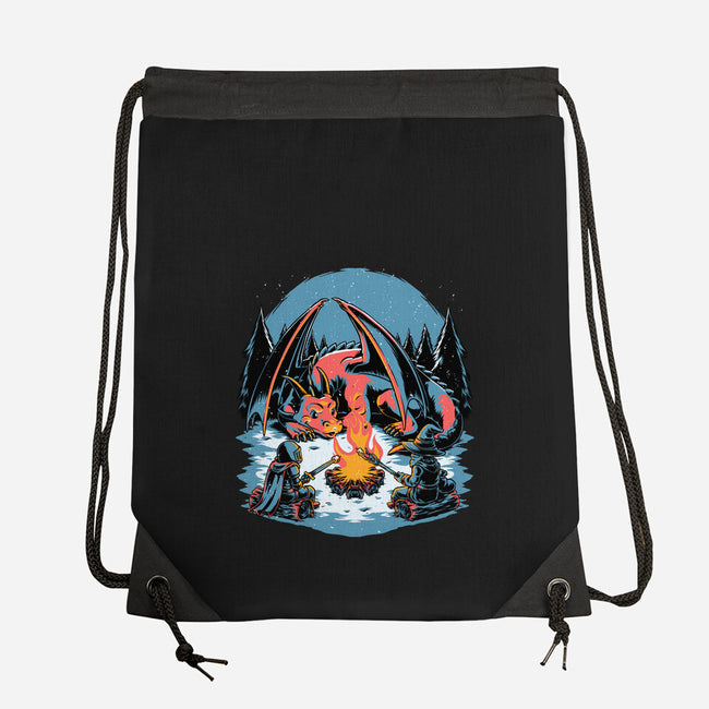 Cozy Dragon Fantasy-None-Drawstring-Bag-Studio Mootant