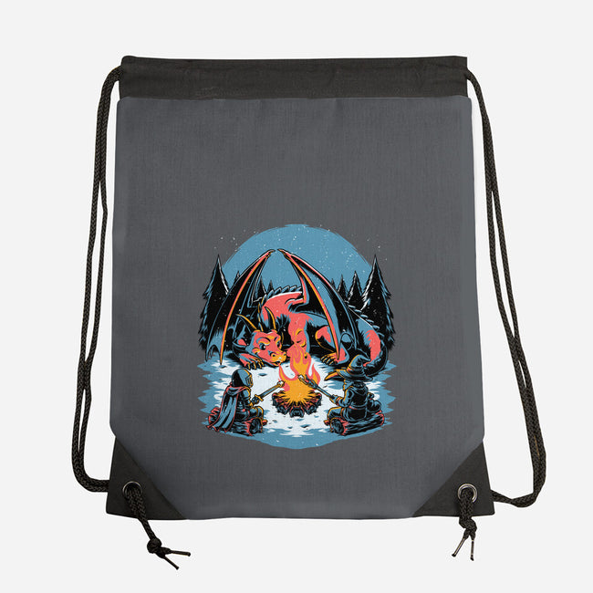 Cozy Dragon Fantasy-None-Drawstring-Bag-Studio Mootant