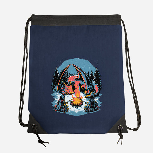 Cozy Dragon Fantasy-None-Drawstring-Bag-Studio Mootant