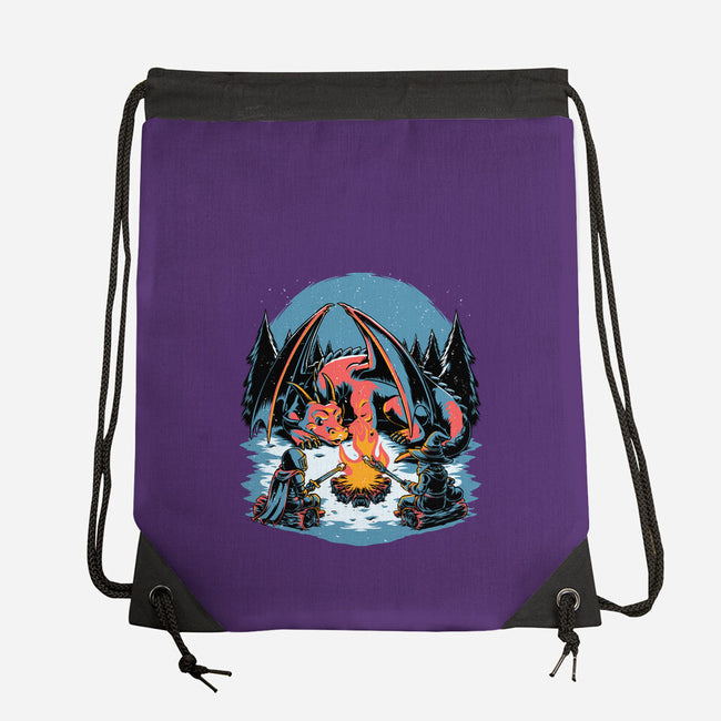 Cozy Dragon Fantasy-None-Drawstring-Bag-Studio Mootant