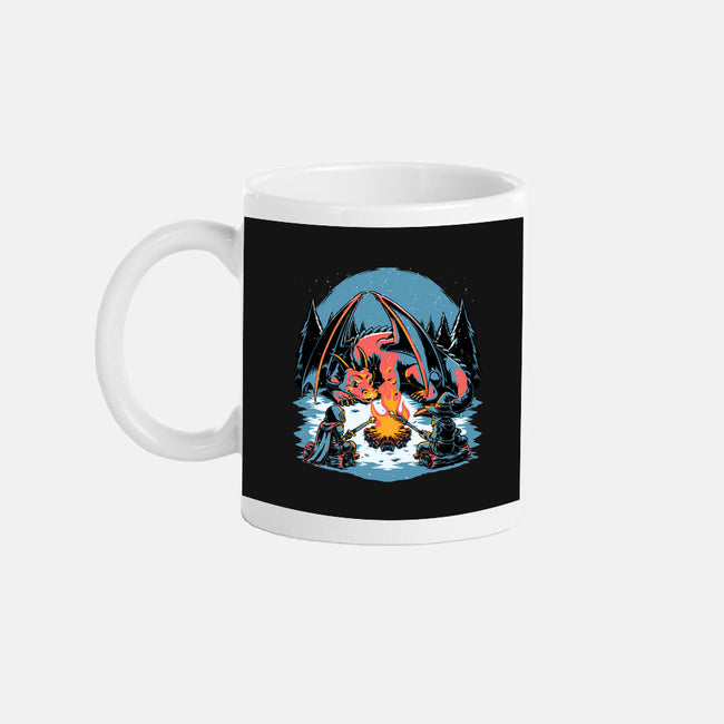 Cozy Dragon Fantasy-None-Mug-Drinkware-Studio Mootant