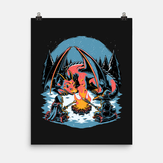 Cozy Dragon Fantasy-None-Matte-Poster-Studio Mootant