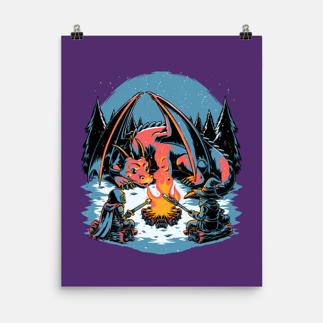 Cozy Dragon Fantasy-None-Matte-Poster-Studio Mootant