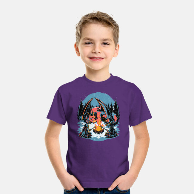 Cozy Dragon Fantasy-Youth-Basic-Tee-Studio Mootant