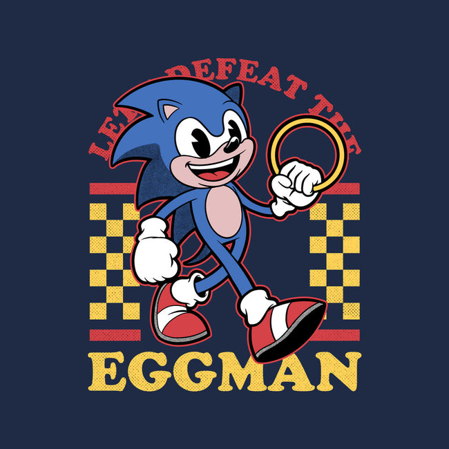 Game Mascot Hedgehog Runner-Mens-Long Sleeved-Tee-Studio Mootant
