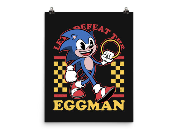 Game Mascot Hedgehog Runner