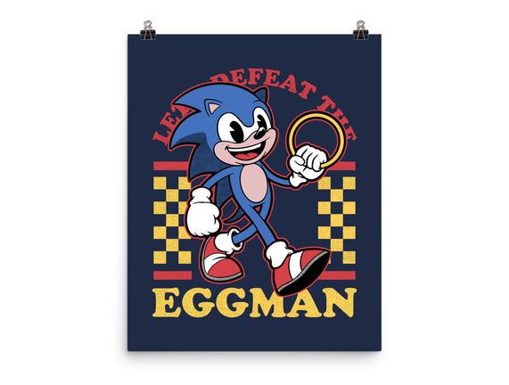 Game Mascot Hedgehog Runner