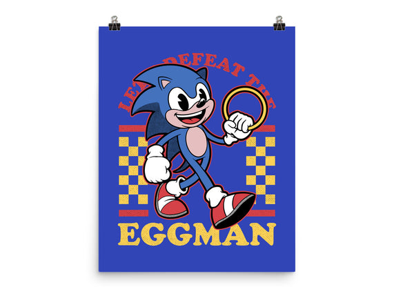Game Mascot Hedgehog Runner