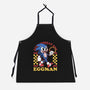 Game Mascot Hedgehog Runner-Unisex-Kitchen-Apron-Studio Mootant