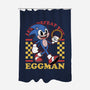 Game Mascot Hedgehog Runner-None-Polyester-Shower Curtain-Studio Mootant