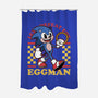 Game Mascot Hedgehog Runner-None-Polyester-Shower Curtain-Studio Mootant