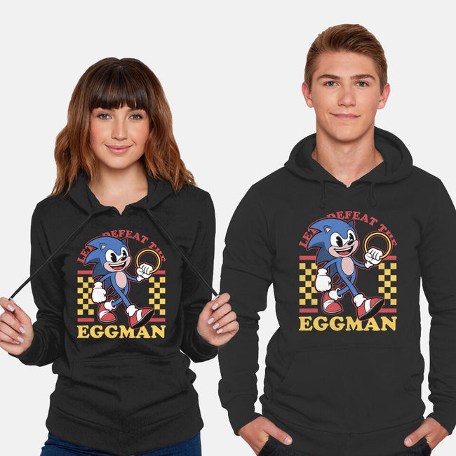 Game Mascot Hedgehog Runner-Unisex-Pullover-Sweatshirt-Studio Mootant
