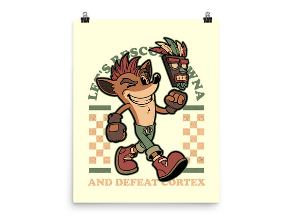 Game Mascot Crash Mask