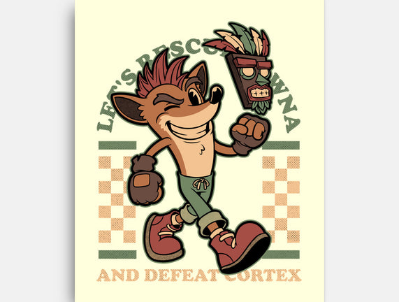 Game Mascot Crash Mask