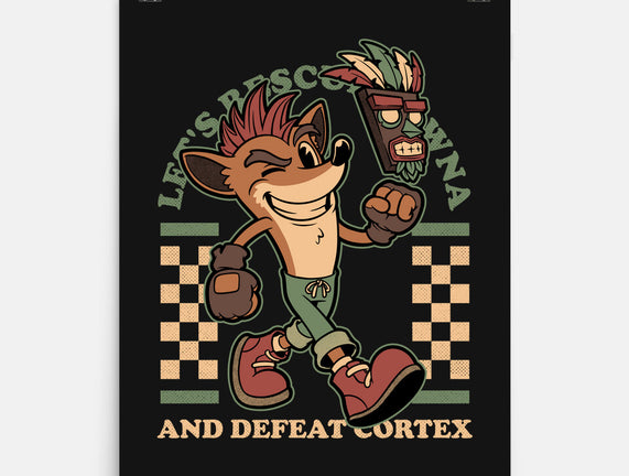 Game Mascot Crash Mask