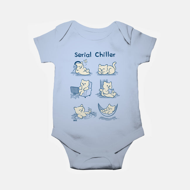 Serial Chiller Cat-Baby-Basic-Onesie-worlddominationforcats