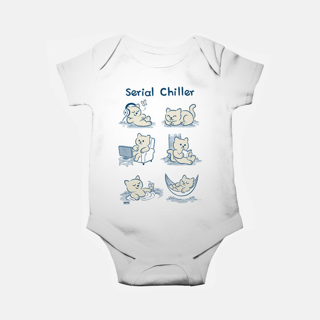 Serial Chiller Cat-Baby-Basic-Onesie-worlddominationforcats