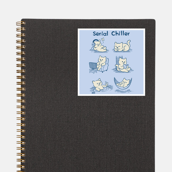 Serial Chiller Cat-None-Glossy-Sticker-worlddominationforcats