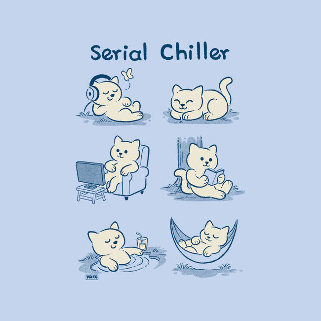 Serial Chiller Cat-Womens-Basic-Tee-worlddominationforcats