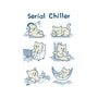 Serial Chiller Cat-None-Drawstring-Bag-worlddominationforcats